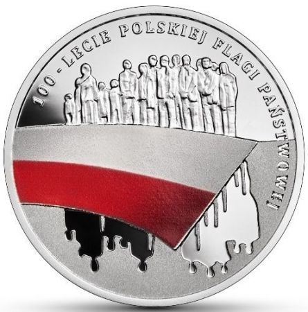 ,10  zł  2019 100-lecie polskiej flagi państwowej