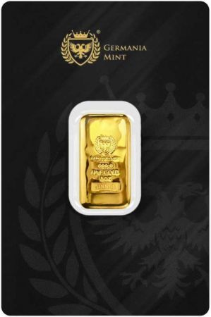 1 uncja  złota sztabka Germania Mint