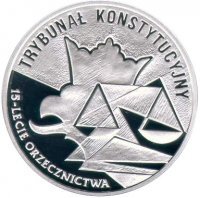 10 zł 2001 - 15-lecie orzecznictwa Trybunału Konstytucyjnego