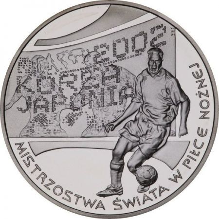 10 zł  2002  Mistrzostwa Świata w Piłce Nożnej 2002 Korea/Japonia