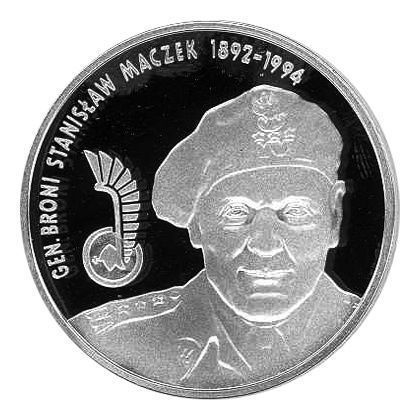 10 zł  2003  Generał Brygady Stanisław Maczek (1892-1994)
