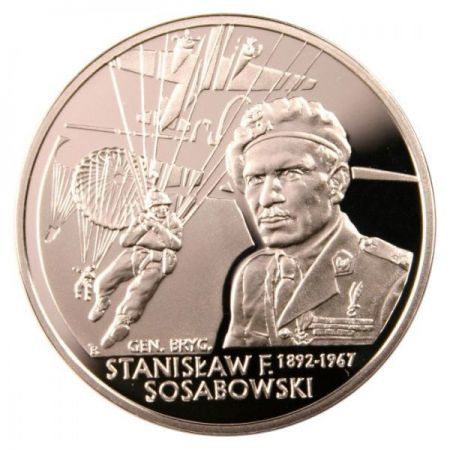 10 zł 2004 -  Generał brygady Stanisław F. Sosabowski (1892-1967)