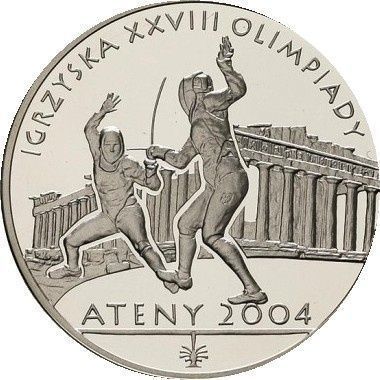 10 zł  2004  Igrzyska XXVIII Olimpiady, Ateny 2004
