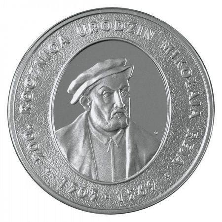 10 zł 2005 -Mikołaj Rej (1505-1569) – 500. rocznica urodzin