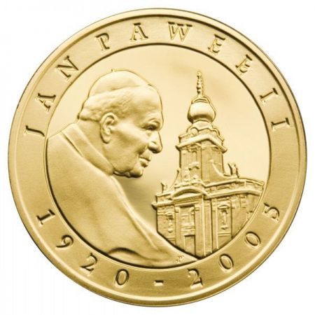 10 zł 2005 - Papież Jan Paweł II (platerowana)