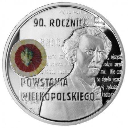 10 zł  2008  - 90. Rocznica Powstania Wielkopolskiego