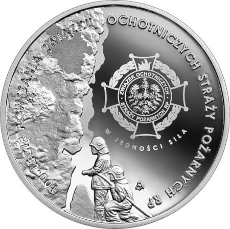 10  zł  2021 100-lecie powstania Związku Ochotniczych Straży Pożarnych RP