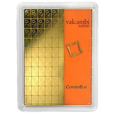 100 gramów złota sztabka CombiBar  VALCAMBI