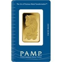 100 gramów  złota sztabka  PAMP Lady Fortuna