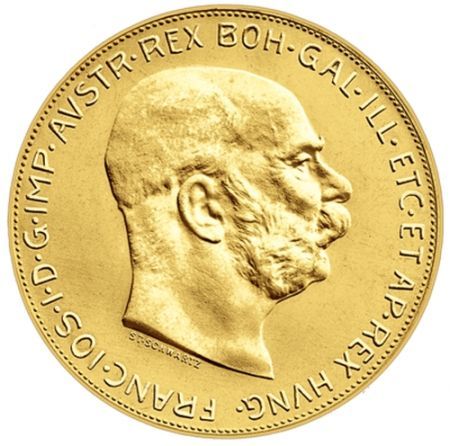 100 koron 1915 r. - Austria  (nowe bicie)