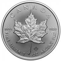 100 szt x Srebrna moneta  Liść Klonu (Maple Leaf)  1 oz  2024