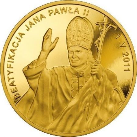 1000  zł  2011 -Beatyfikacja Jana Pawła II 1 V 2011