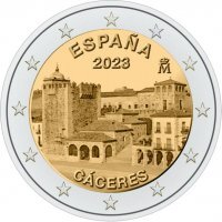 2 euro 2023 Hiszpania Caceres