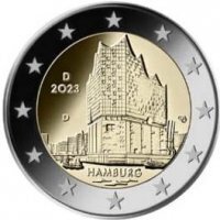 2 euro 2023 Niemcy Hamburg - Elbphilharmonie
