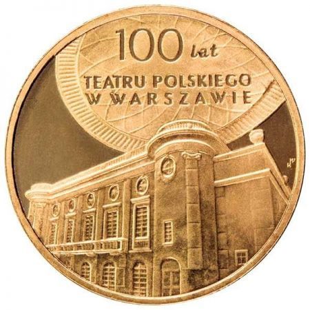2 zł  2013 100 lat Teatru Polskiego w Warszawie
