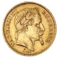 20 Franków  Francuskich , Napoleon III