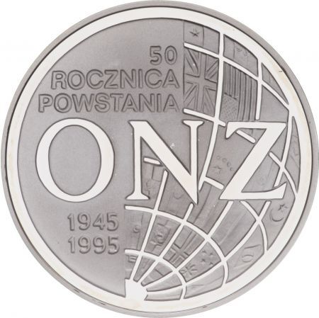20 zł 1995 50. rocznica powstania ONZ