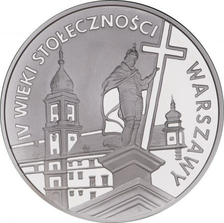 20 zł 1996  IV wieki stołeczności Warszawy