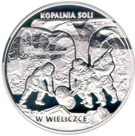 20 zł 2001  Kopalnia soli w Wieliczce