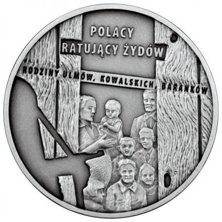 20 zł 2012 - Polacy ratujący Żydów – rodzina Ulmów, Kowalskich, Baranków