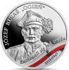 srebrna moneta kolekcjonerska NBP o nominale 10 zł z serii Żołnierze Wyklęci - Józef Kuraś 