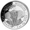 Srebrna moneta  African Wildlife : Słoń  Somalijski  5 oz 2021