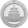 Srebrna moneta  Chińska Panda - 30 gramów  2022 (złocona)