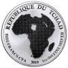 Srebrna moneta Czad Afrykański Lew 1 oz 2018