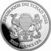 Srebrna moneta Czad Mandala Zebra 1 oz 2022