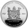 Srebrna moneta Earth, Fiji 1 oz  2022