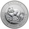 Kandayjska moneta bulionowa Ag 999 o wadze 1,5 uncji Lis Polarny z roku 2014 stan menniczy z Royal Canadian mint