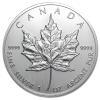 Srebrna moneta  Liść Klonu   (Maple Leaf)      1 oz   1989  r (rysy / patyna)