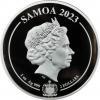 Srebrna moneta Nine Tailed Fox. Samoa - 1 oz    2023