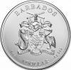 Srebrna moneta  Ośmiornica, Barbados  1 oz  2021