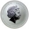 Srebrna moneta Rok Smoka  / Lunar Dragon   1 Oz  2012 (złocona)