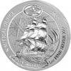 Srebrna moneta Rwanda: Nautical Ounce - USS Constitution 1 oz 2022