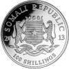Srebrna moneta  Słoń  Somalia 1 oz    2013