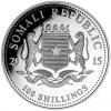 Srebrna moneta  Słoń  Somalia 1 oz    2015 (patyna)