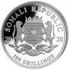 Srebrna moneta  Słoń  Somalia 1 oz  2020 r (złocona)