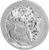 Srebrna moneta Zwierzęta Afryki / Krokodyl nilowy , Rwanda  1 oz    2023