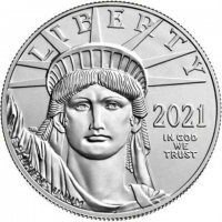 Platynowa  moneta  Amerykański Orzeł  1 oz  2021