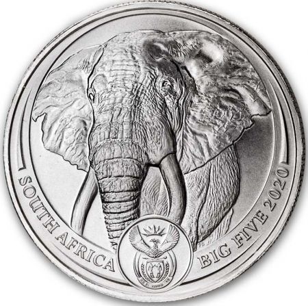 Platynowa  moneta  Big Five Elephant  1 oz  2020