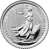 Platynowa  moneta  Britannia  1/10  oz  2021