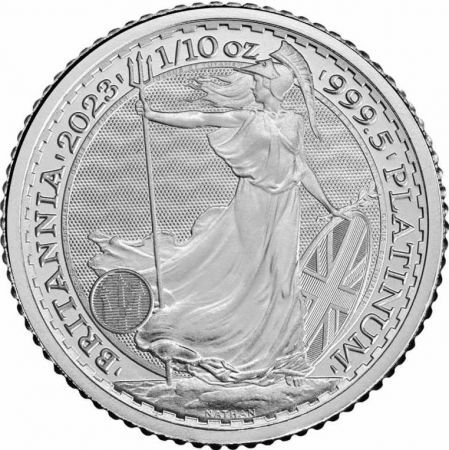 Platynowa  moneta  Britannia  1/10  oz  2023