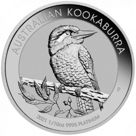 Platynowa  moneta  Kookaburra   1/10  oz  2021