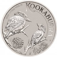 Platynowa  moneta  Kookaburra   1/10  oz  2023