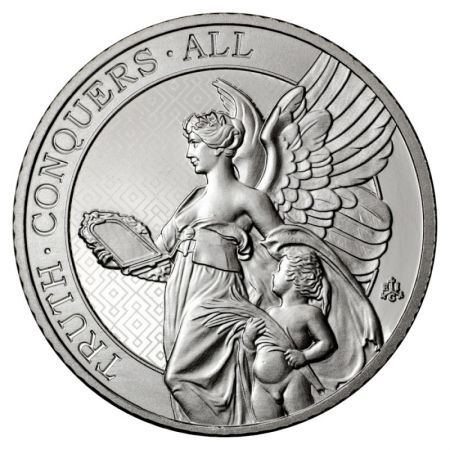 Platynowa  moneta St. Helena Virtues  Truth 1 oz  2022