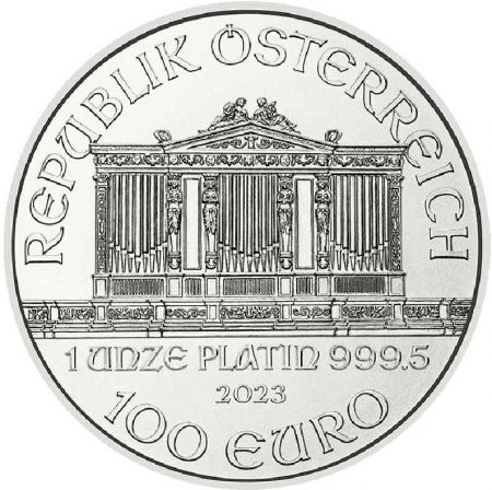Platynowa  moneta  Wiedeńscy Filharmonicy 1 oz  2023