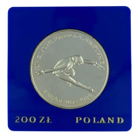 PRL 200 zł XIV Zimowe Igrzyska Olimpijskie, Sarajewo 1984 rok