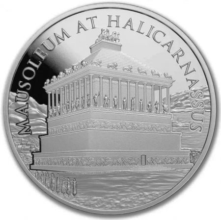 Srebrna moneta 7 cudów świata antycznego: Mauzoleum w Halikarnasie 1 oz  2023
